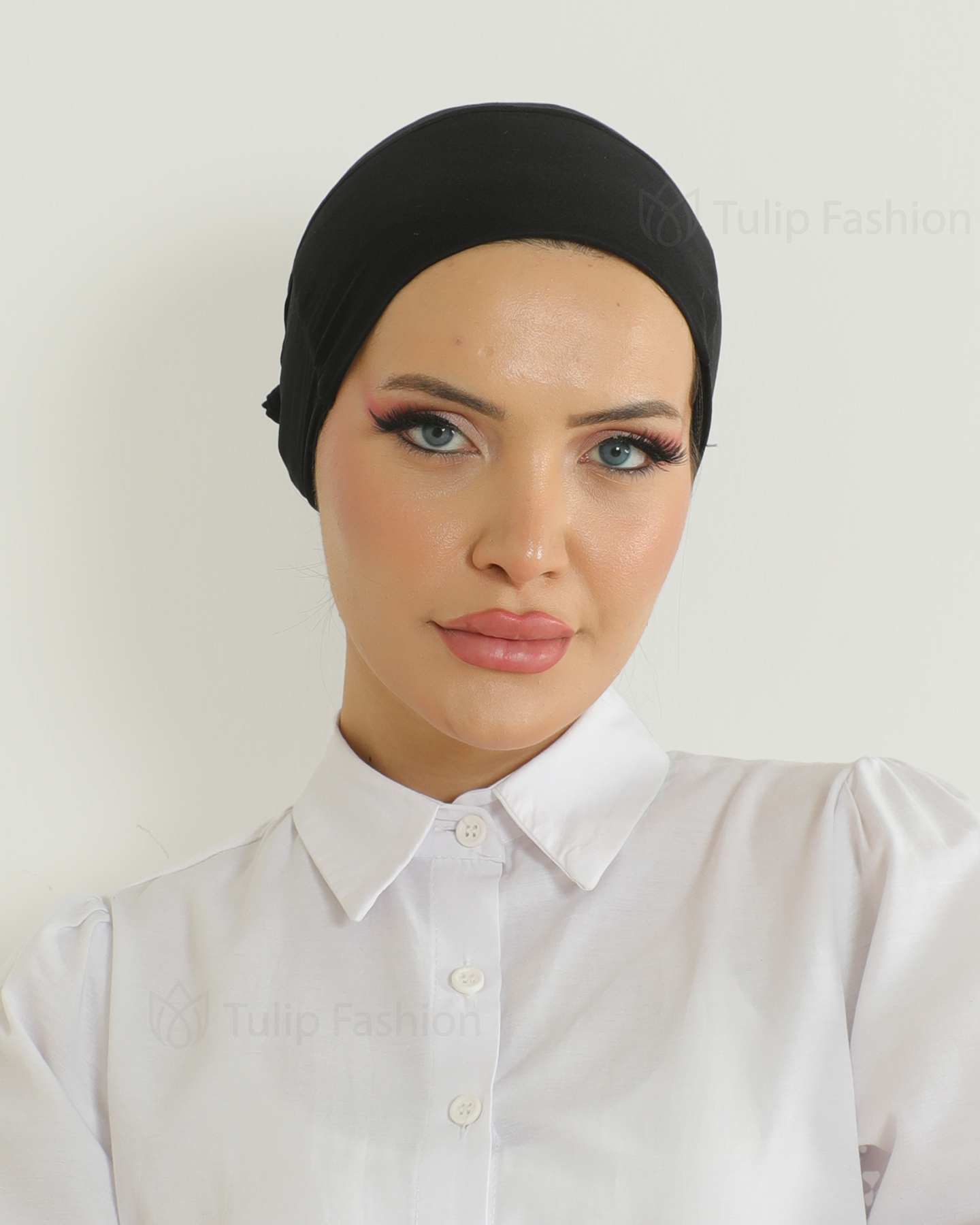 Underscarf - Mesh Breathable Tie-back - Black - 2
