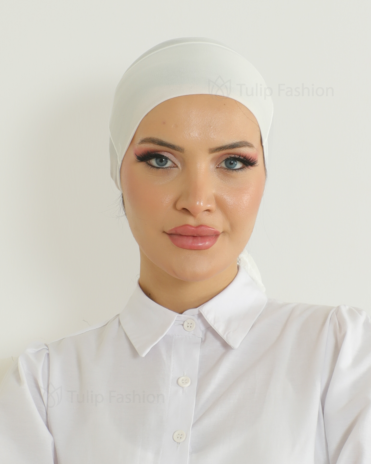 Underscarf - Mesh Breathable Tie-back - Off-White - 2