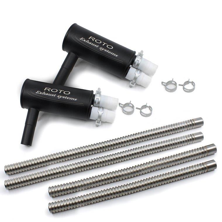 ROTO TS MUFFLER SET: FLAT -4 - 10
