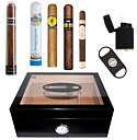 Roberts Tobak Cigarrpaket + Humidor & Tillbehör