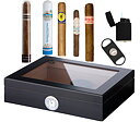 Roberts Tobak Cigarrpaket + Humidor & Tillbehär