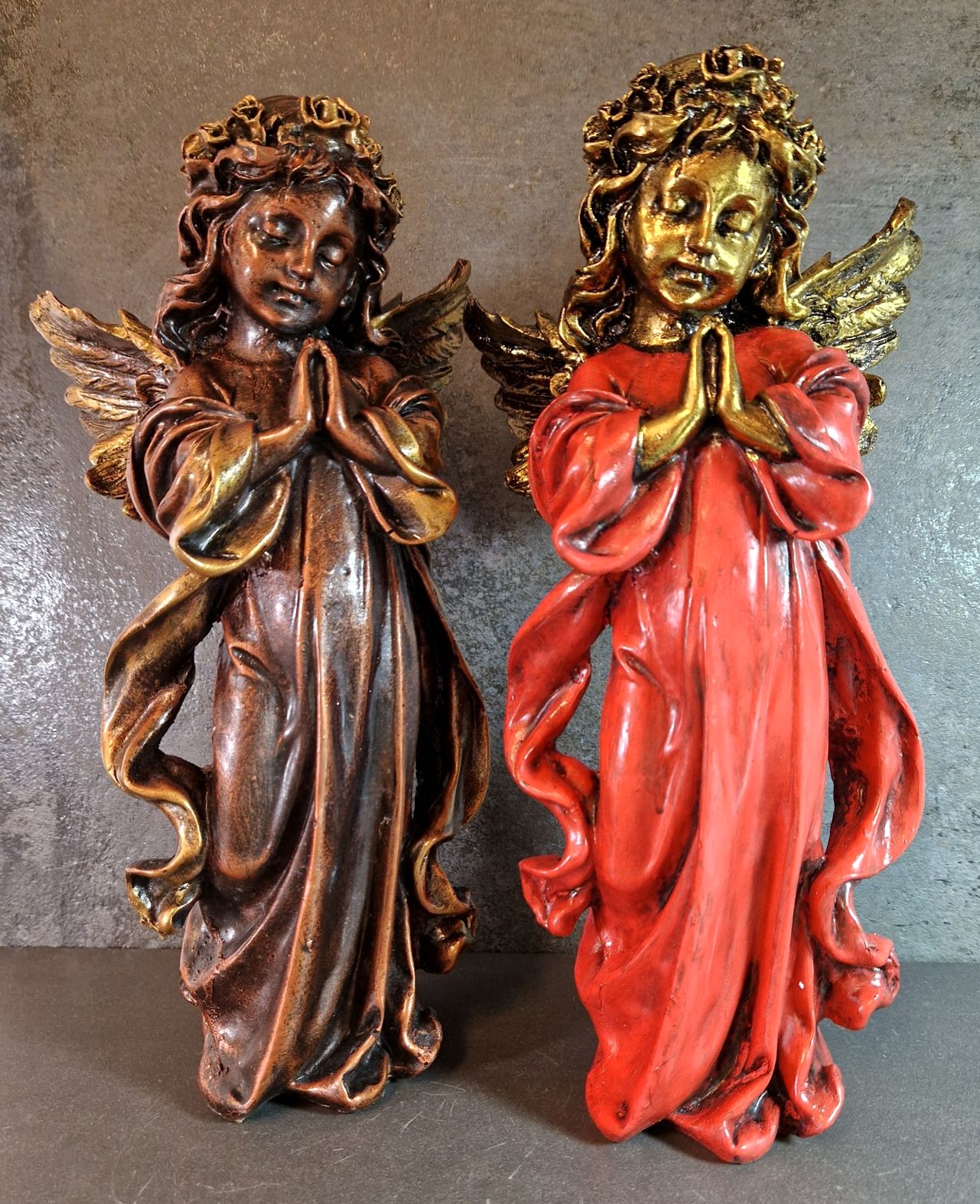 Bedjande  Ängel Staty - 30cm - 4