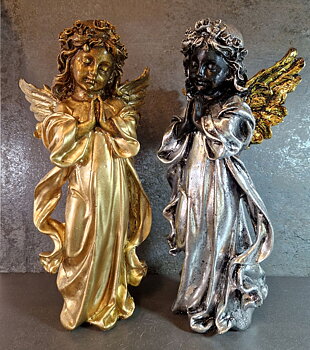 Bedjande  Ängel Staty - 30cm
