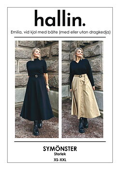 Symönster - Emilia, vid kjol med bälte