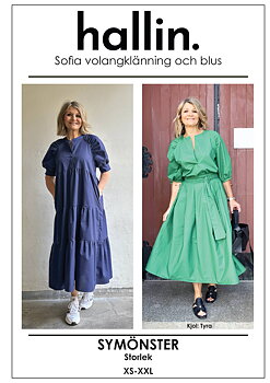 Symönster - Sofia volangklänning och blus