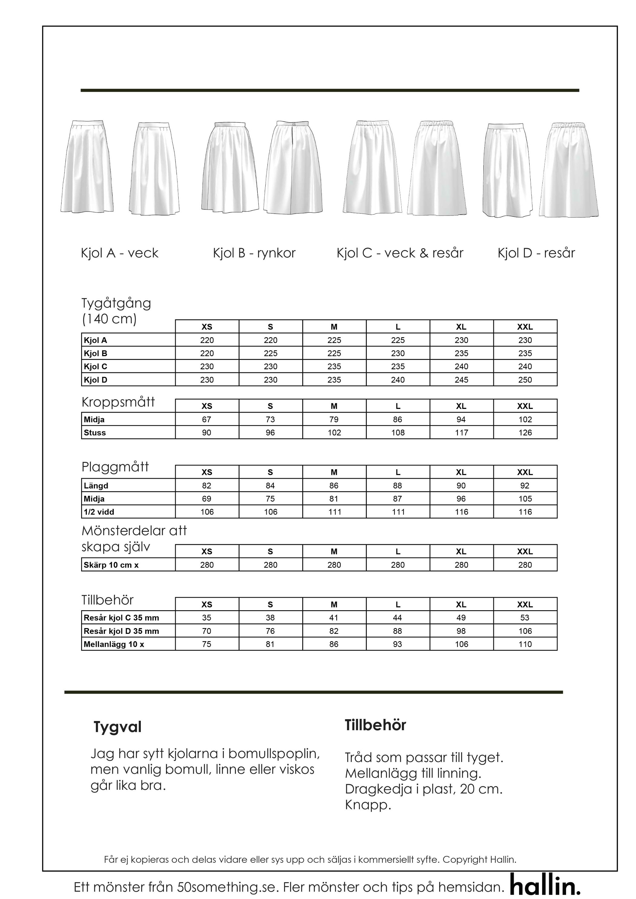 Sewing pattern - Tyra Skirt - 3