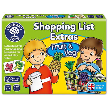 Orchard Toys Shopping List Extras Fruit and Veg