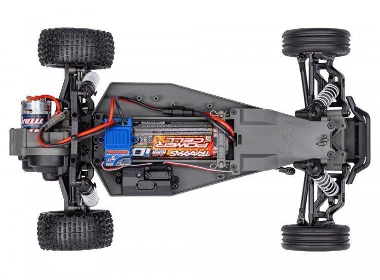 Traxxas Bandit 2WD 1/10 RTR TQ EHD Röd USB-C Laddare/ 7 cell NiMH 3000mAh - 5