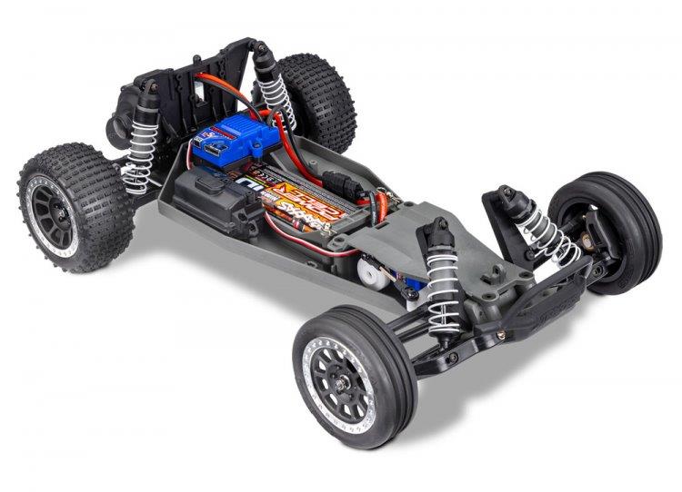 Traxxas Bandit 2WD 1/10 RTR TQ EHD Röd USB-C Laddare/ 7 cell NiMH 3000mAh - 4