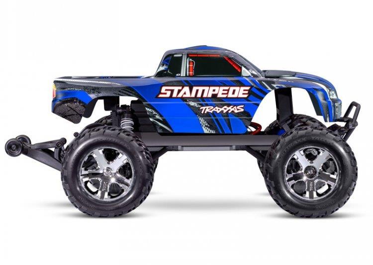 Traxxas Stampede 2WD 1/10 RTR TQ EHD Blå USB-C - Med Batteri/Laddare - 3