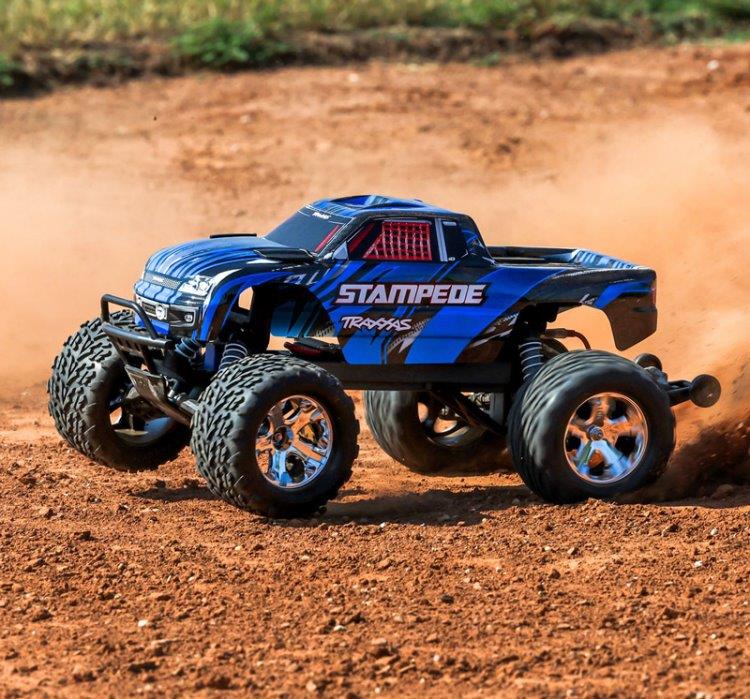 Traxxas Stampede 2WD 1/10 RTR TQ EHD Blå USB-C - Med Batteri/Laddare - 8