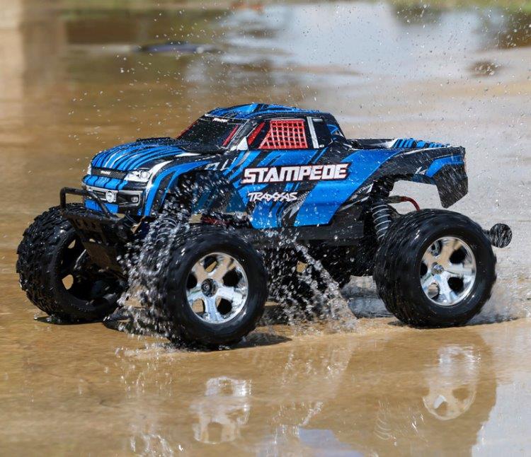 Traxxas Stampede 2WD 1/10 RTR TQ EHD Blå USB-C - Med Batteri/Laddare - 7