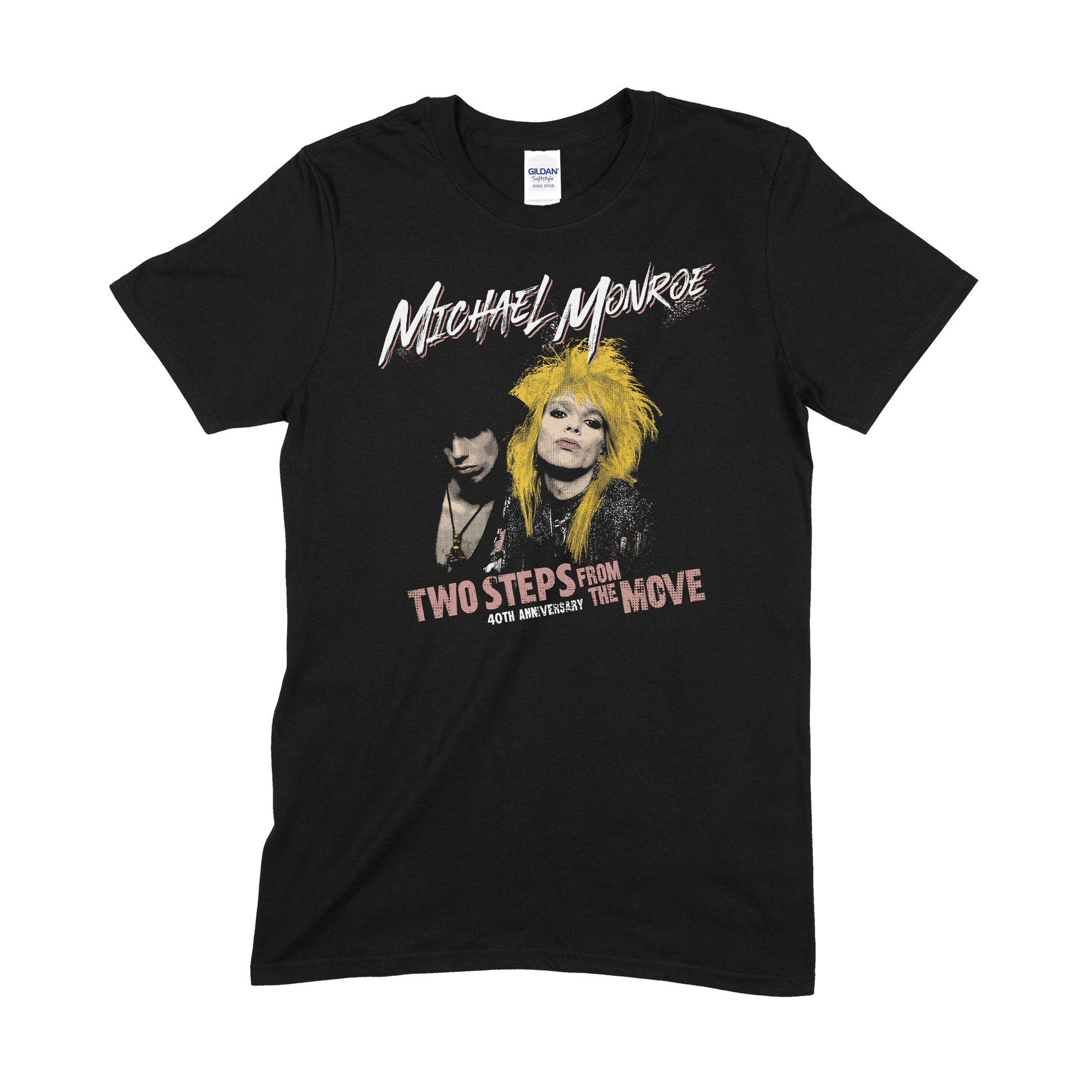 MICHAEL MONROE - T-SHIRT, TWO STEPS FROM THE MOVE (2024 TOUR SHIRT)