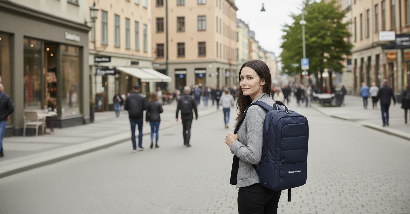 Laptopryggsäck AWARE™ - Marinblå - 2
