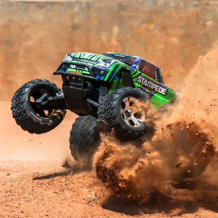 Traxxas Stampede 2WD 1/10 RTR TQ EHD Grön USB-C - Med Batteri/Laddare - 9