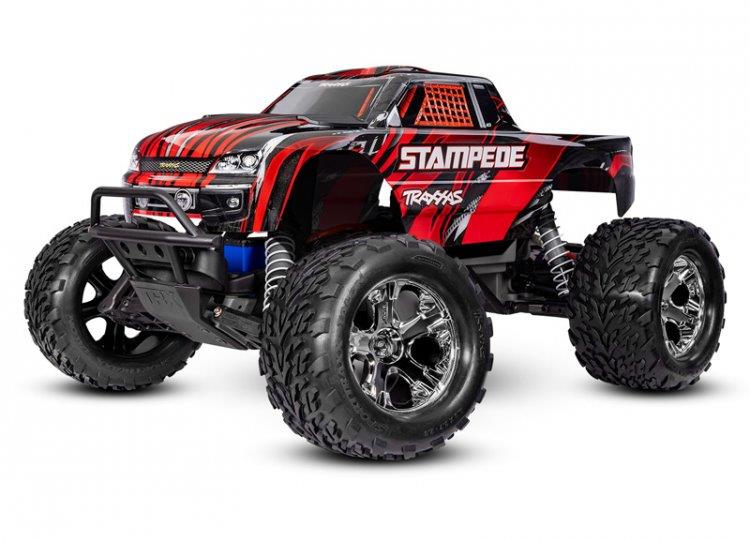 Traxxas Stampede 2WD 1/10 RTR TQ EHD RED USB-C - Med Batteri/Laddare