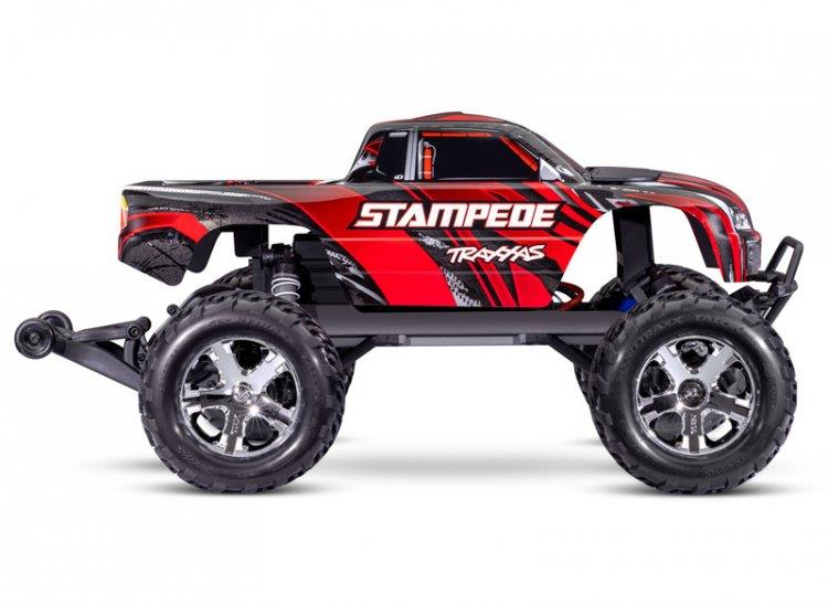 Traxxas Stampede 2WD 1/10 RTR TQ EHD RED USB-C - Med Batteri/Laddare - 3