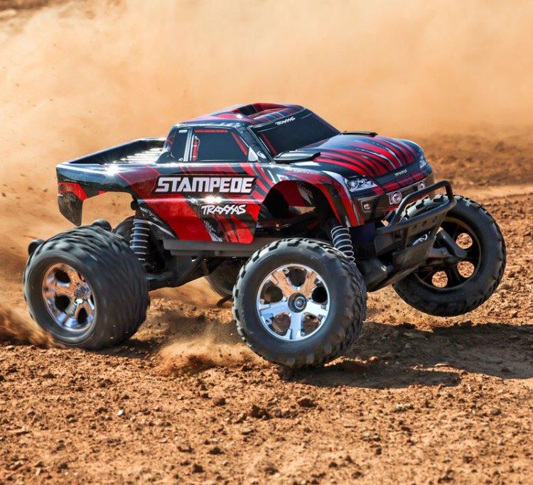 Traxxas Stampede 2WD 1/10 RTR TQ EHD RED USB-C - Med Batteri/Laddare - 7
