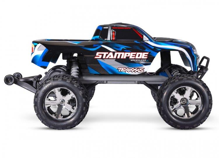 Traxxas Stampede 2WD 1/10 RTR TQ BL-2s HD Blå - 2