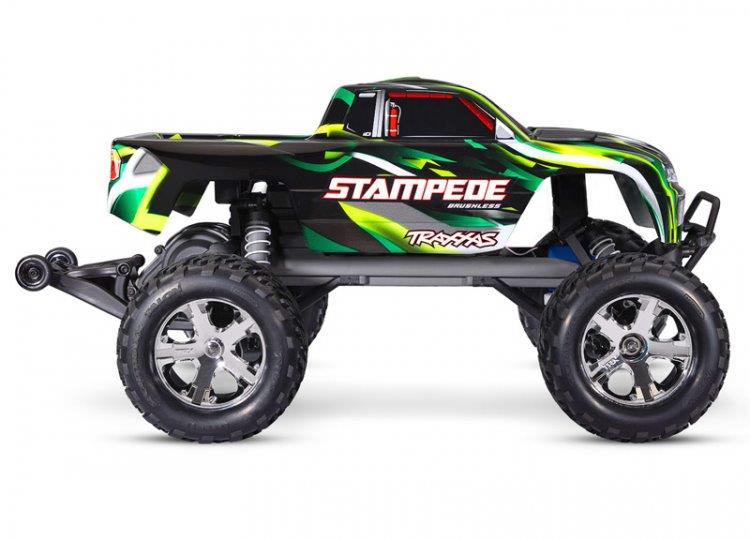 Traxxas Stampede 2WD 1/10 RTR TQ BL-2s HD Grön - 2