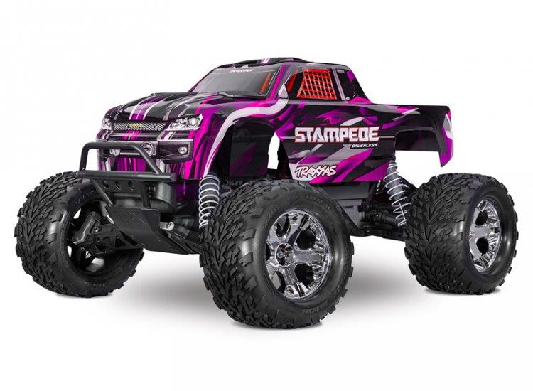 Traxxas Stampede 2WD 1/10 RTR TQ BL-2s HD Pink