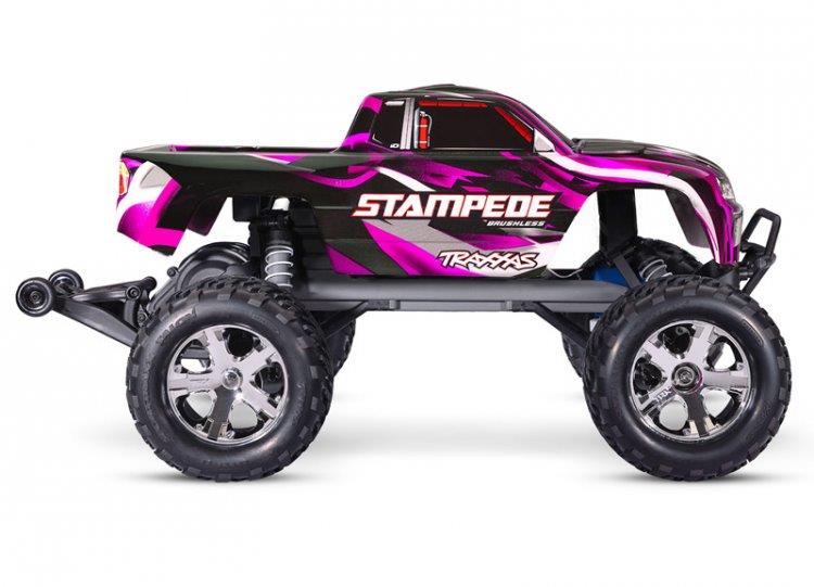 Traxxas Stampede 2WD 1/10 RTR TQ BL-2s HD Pink - 2