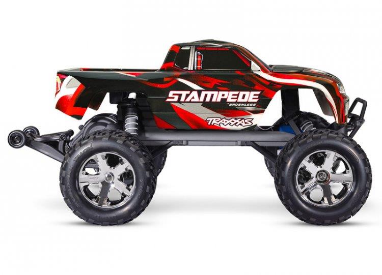 Traxxas Stampede 2WD 1/10 RTR TQ BL-2s HD Röd - 2