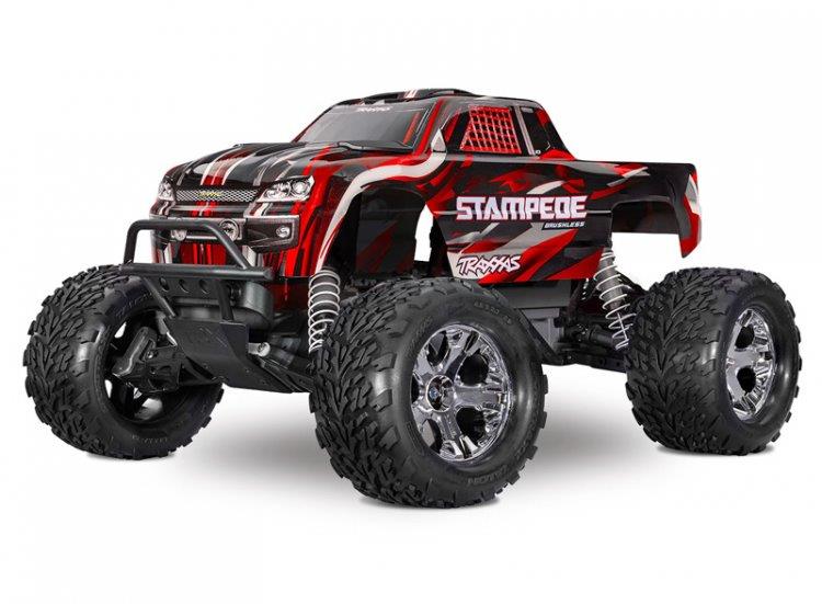 Traxxas Stampede 2WD 1/10 RTR TQ BL-2s HD Röd