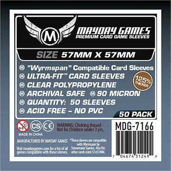Premium Wyrmspan Compatible Sleeves 57x57mm (50)