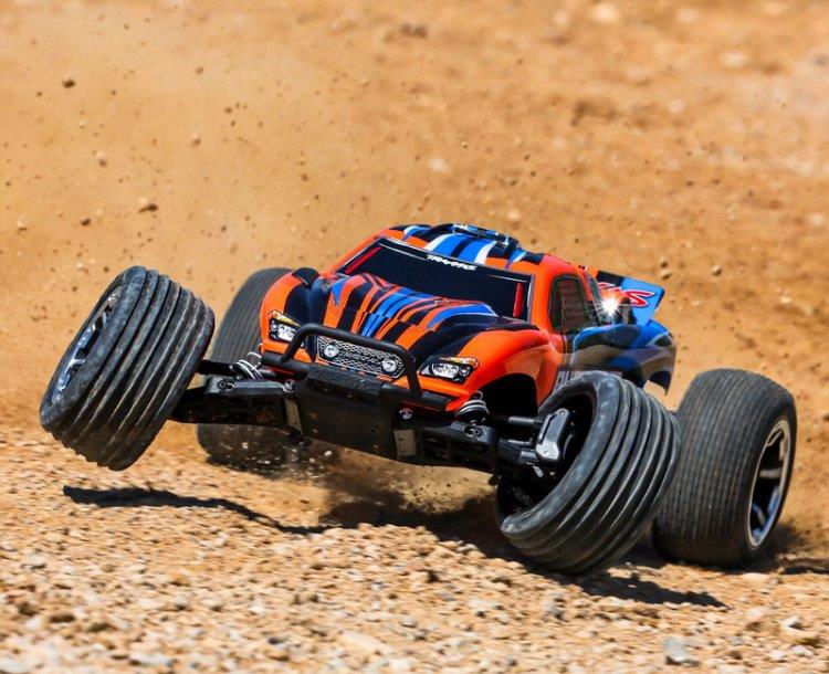 Traxxas Rustler 2WD 1/10 RTR TQ EHD Orange USB-C Med Batteri/Laddare - 8