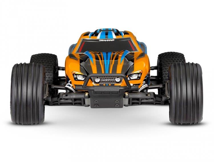 Traxxas Rustler 2WD 1/10 RTR TQ EHD Orange USB-C Med Batteri/Laddare - 2