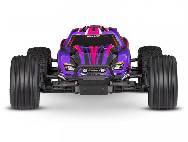 Traxxas Rustler 2WD 1/10 RTR TQ EHD PINK USB-C Med Batteri/Laddare - 2