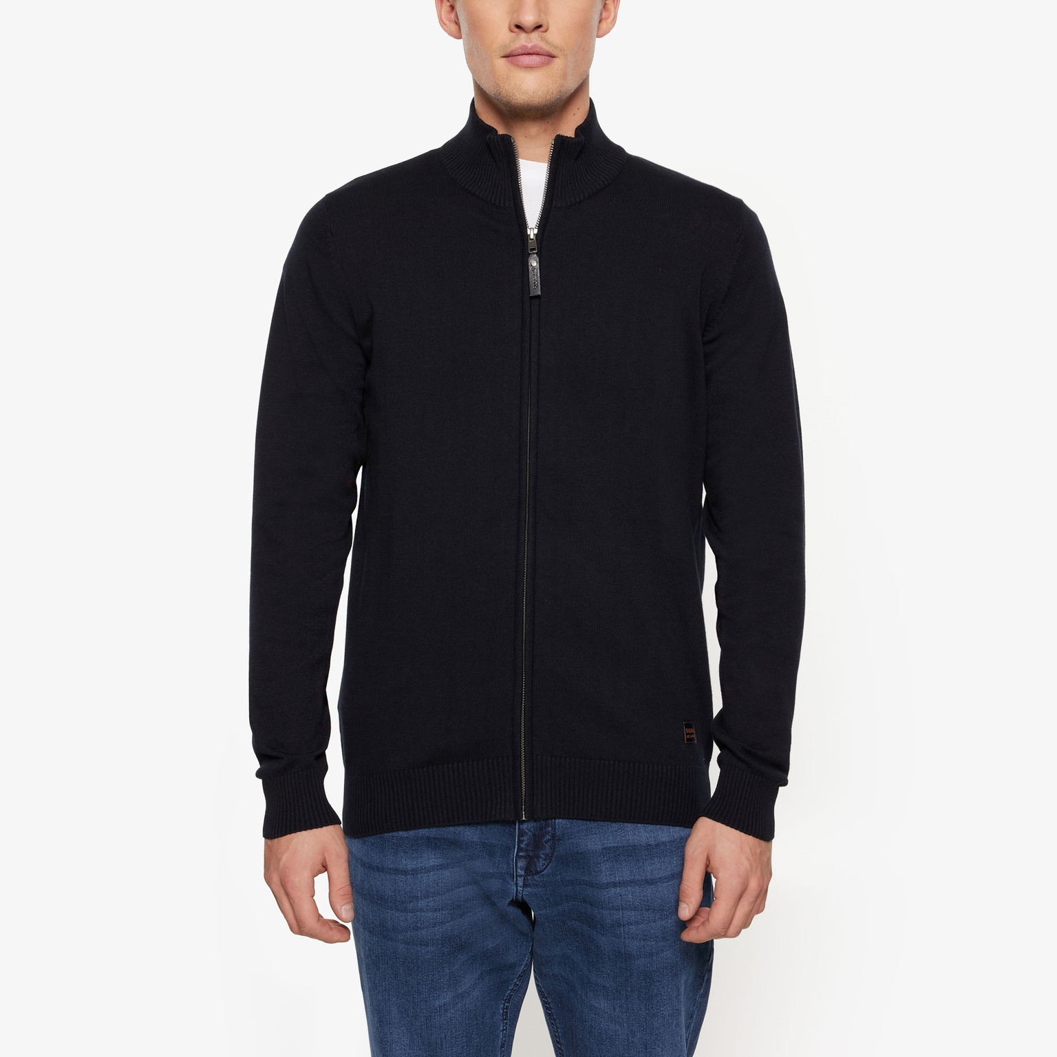 Signal - Kean Cardigan - Deep Marine