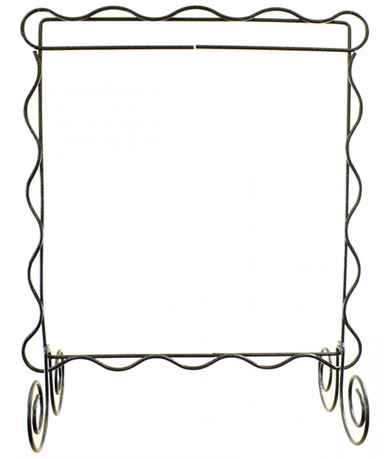 Miniquilthållare - 8in x 8in Scalloped Stand Charcoal