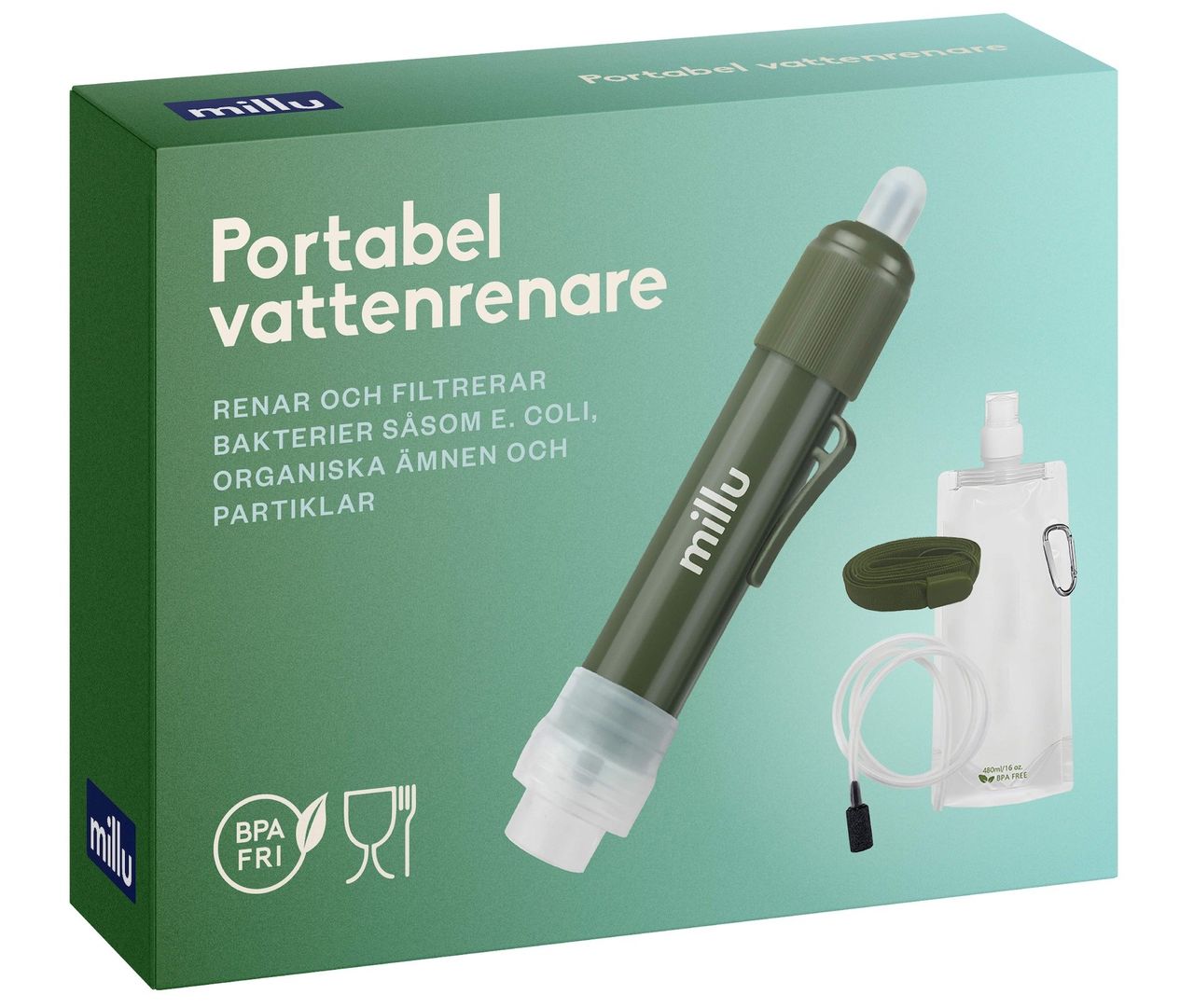 Millu Portabel vattenrenare