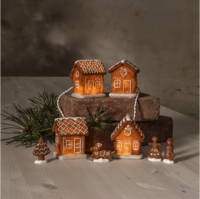 Juldekoration Pepparkakshus  - 2