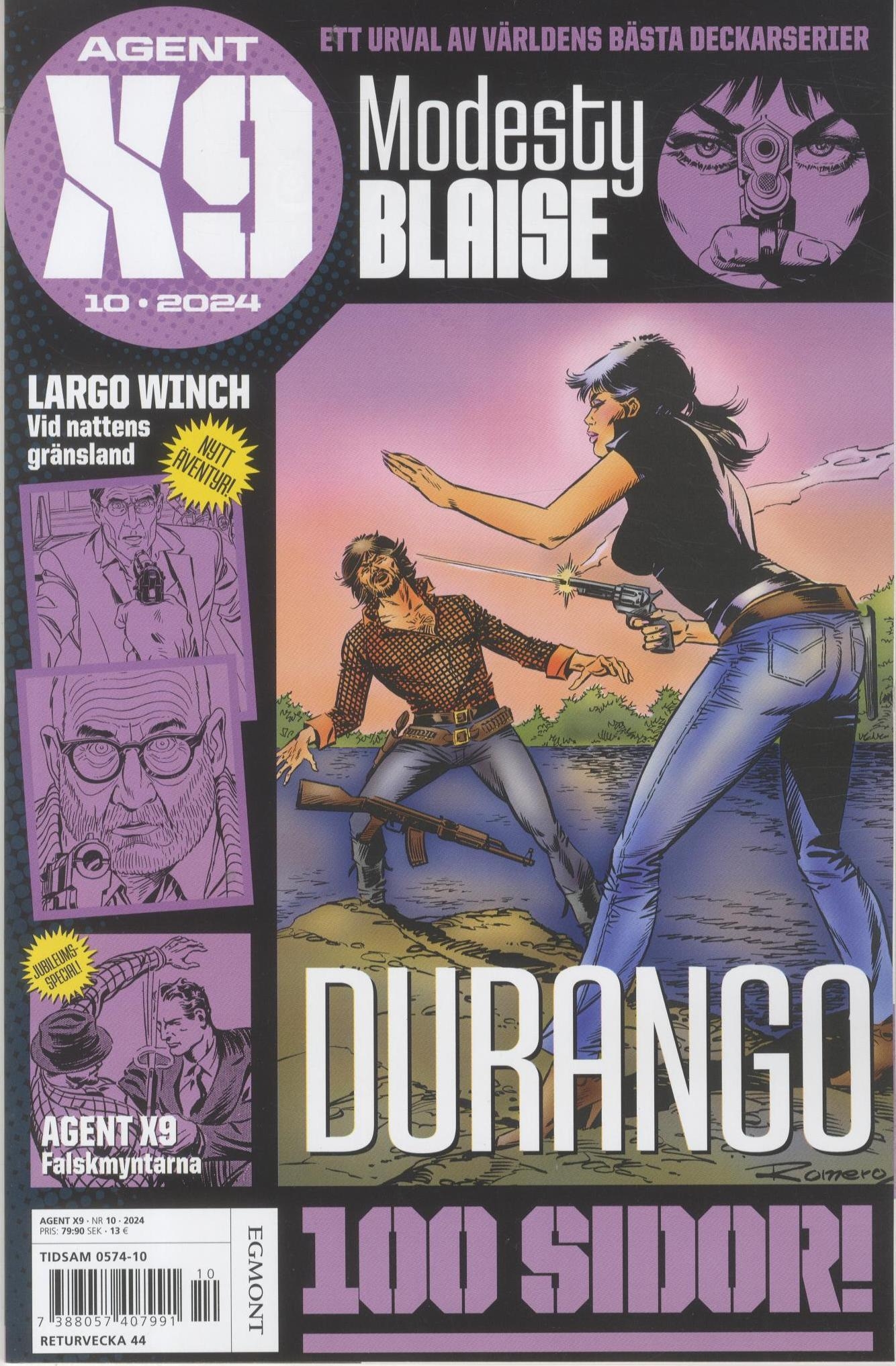 Agent X9 nr 10 2024, Modesty Blaise - Durango