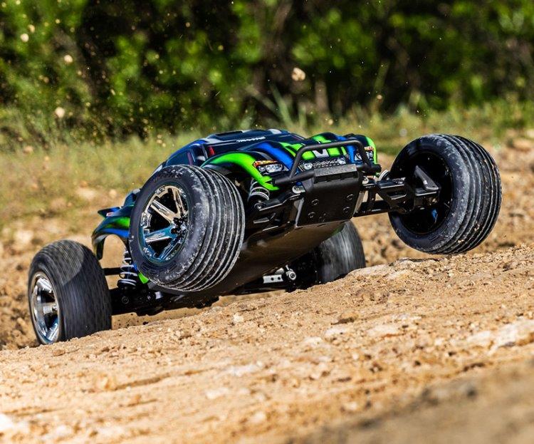 Traxxas Rustler 2WD 1/10 RTR TQ BL-2s HD Grön - 4
