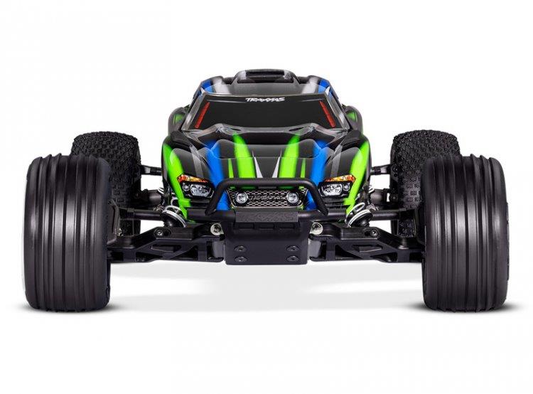 Traxxas Rustler 2WD 1/10 RTR TQ BL-2s HD Grön - 2