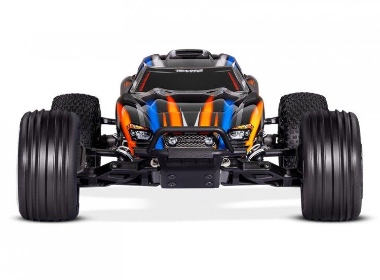Traxxas Rustler 2WD 1/10 RTR TQ BL-2s HD Orange - 2