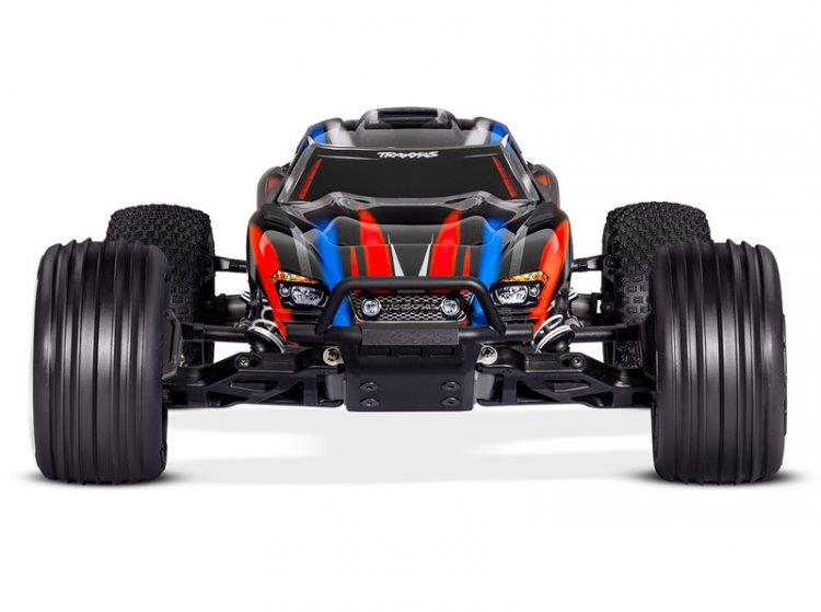 Traxxas Rustler 2WD 1/10 RTR TQ BL-2s HD Röd - 2