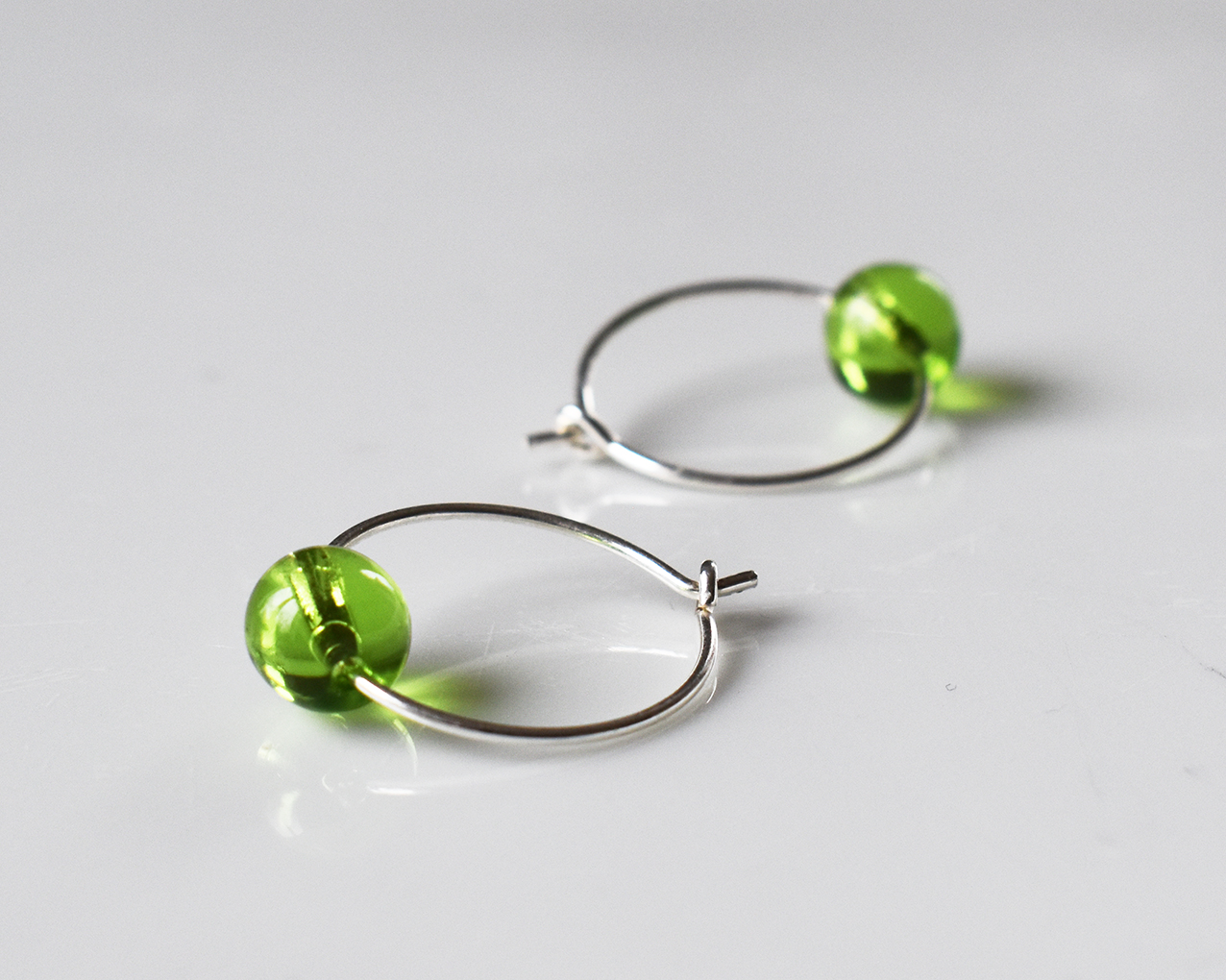 ELVES MOSS - green earrings - 2