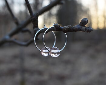 ELVES MIST - pink earrings