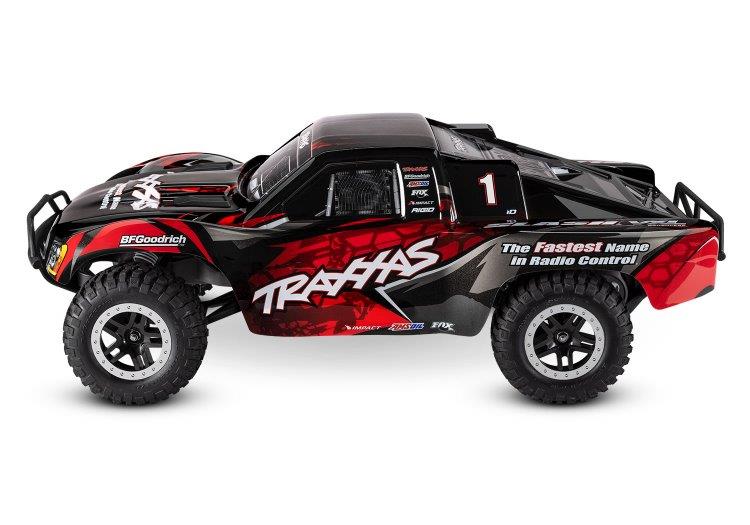 Traxxas Slash VXL 2WD Clipless 1 /10 RTR TQi TSM Röd 272R utan Batt & Laddare* - 4