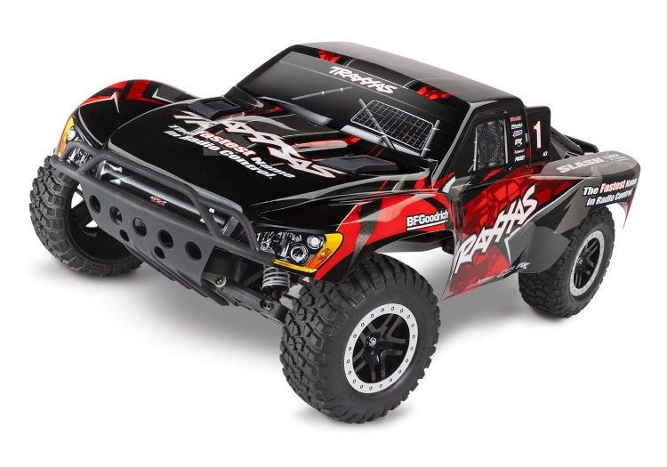 Traxxas Slash VXL 2WD Clipless 1 /10 RTR TQi TSM Röd 272R utan Batt & Laddare*