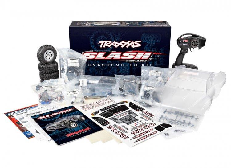 Traxxas Slash 2WD 1/10 Byggsats med Elektronik BL-2S Clipless utan Batt/ Laddare - 2