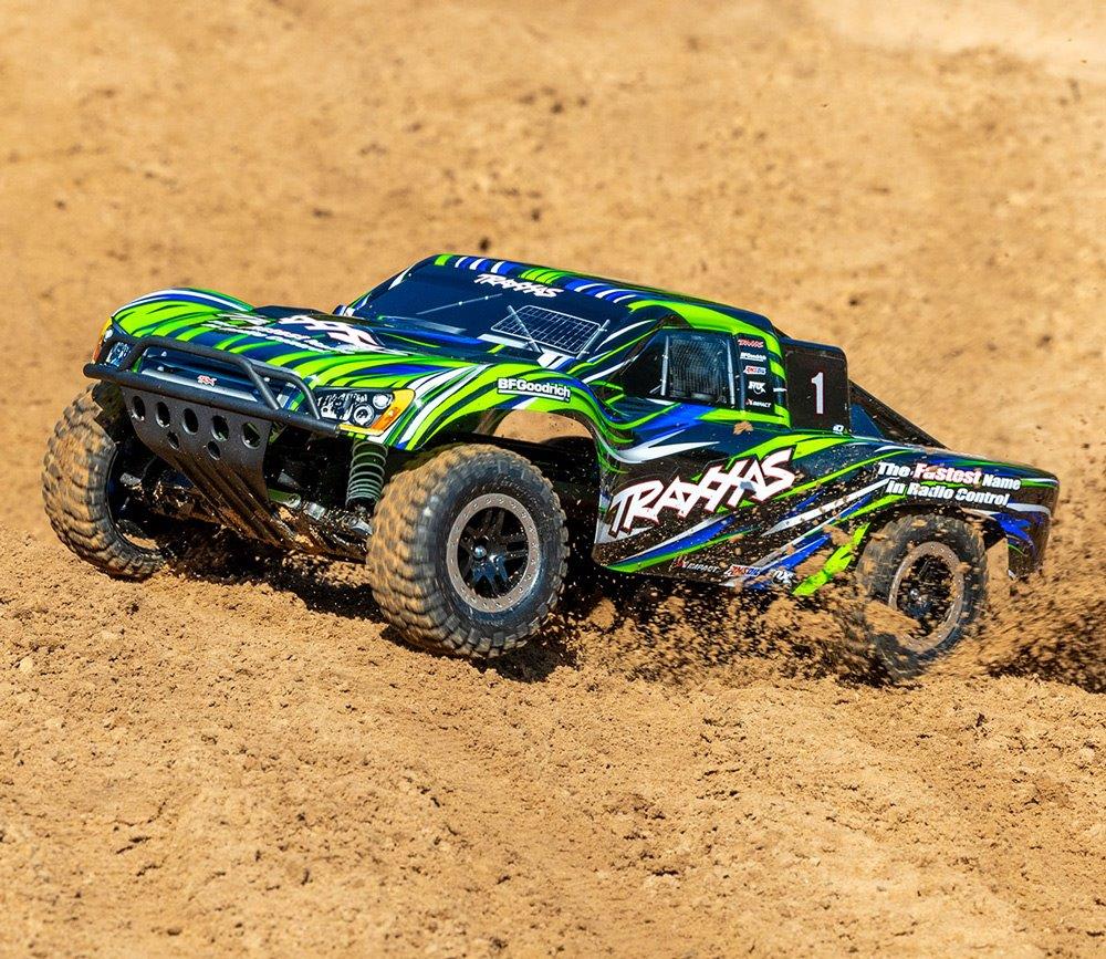 Traxxas Slash 2WD 1/10 RTR TQ EHD Grön Clipless BL-2S - 6