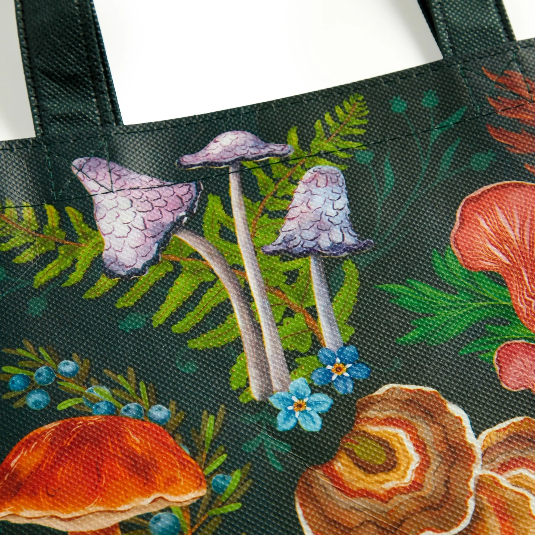 World Of Mushrooms Reusable Shopping Bag  - 3
