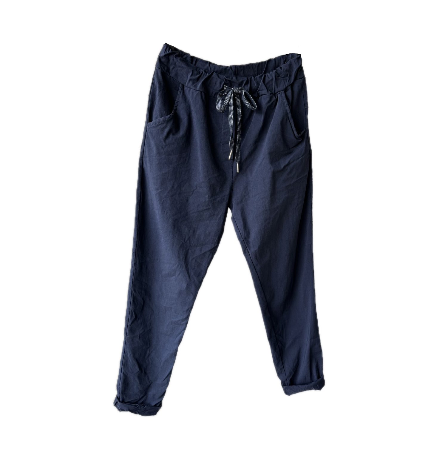 Cozy elastisk byxa - Marin
