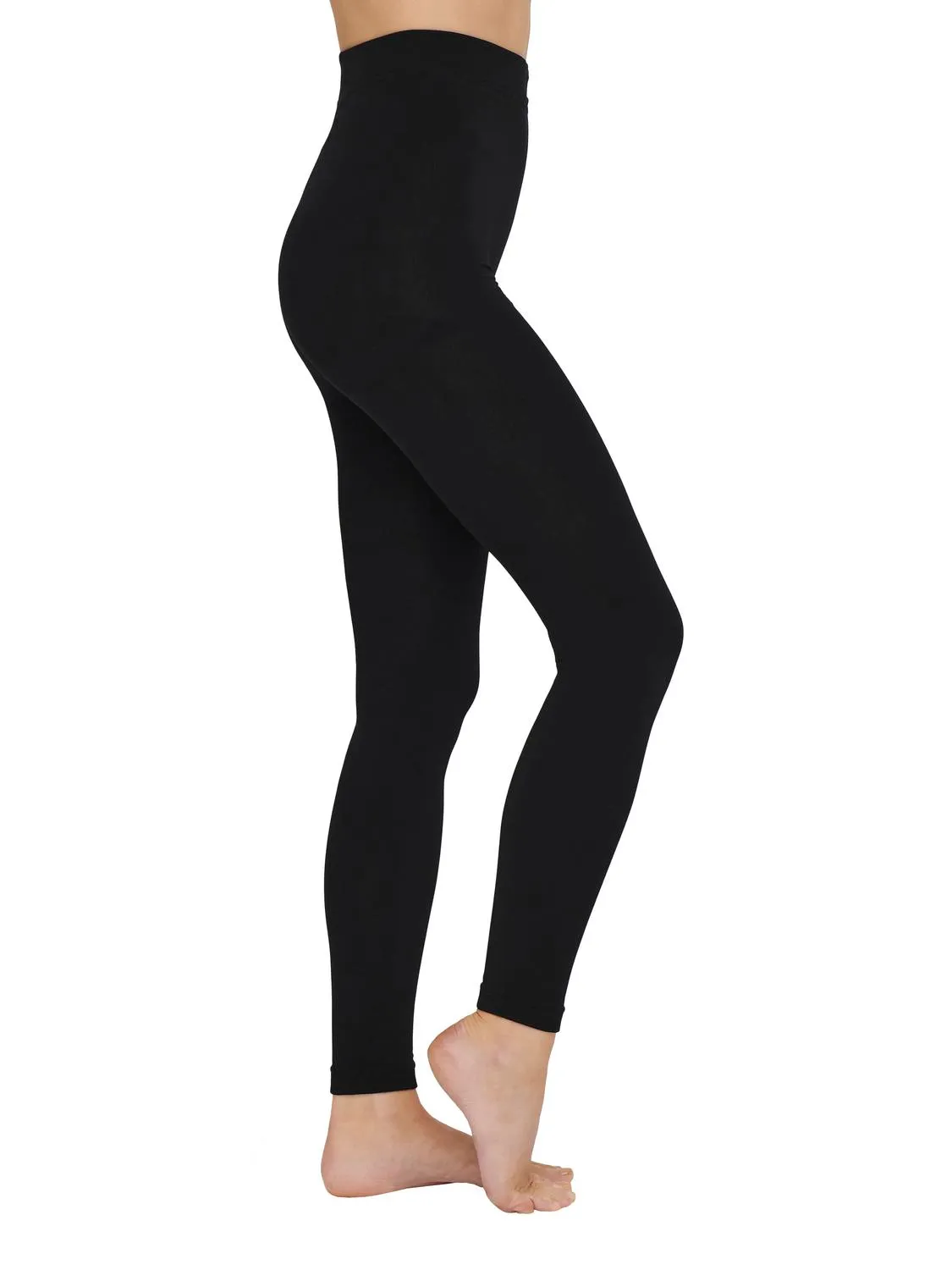 Only - Kenja Fleece Leggings Svart - 2